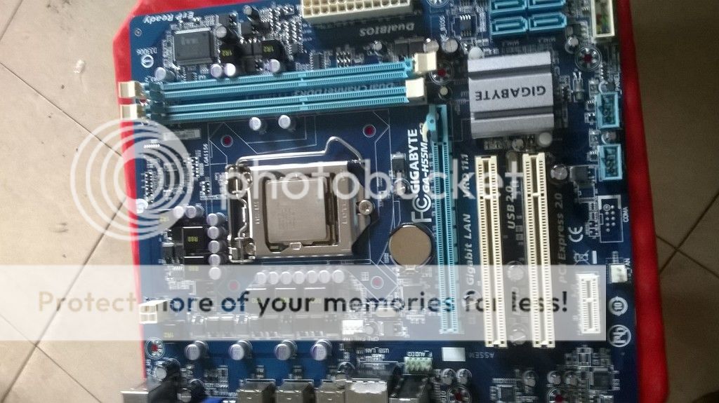 Vài Thùng Máy core i3-Main Gigabyte H55-Hdd 160gb new _Case sp new box