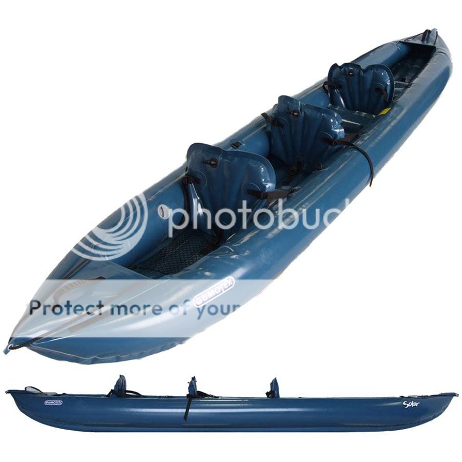 Gumotex Solar 410C Inflatable Kayak 1,2 or 3 Persons Stiffer