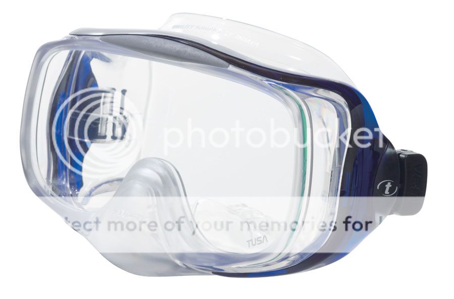 Tusa Dive Mask With Build in Purge Valve in Nose of Mask for EASY