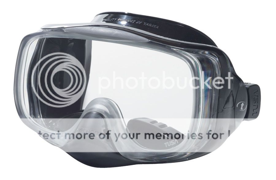 Tusa Dive Mask With Build in Purge Valve in Nose of Mask for EASY