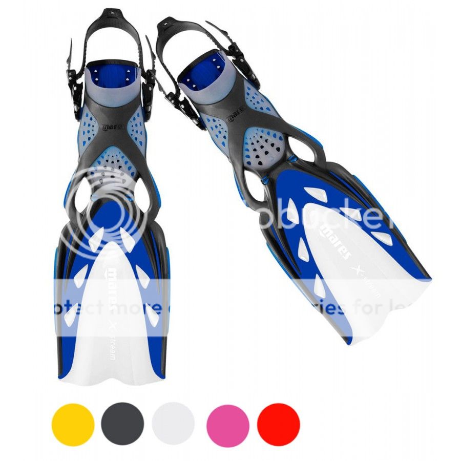 Mares XStream Open Heel Scuba Diving Dive Fins Flippers All Sizes