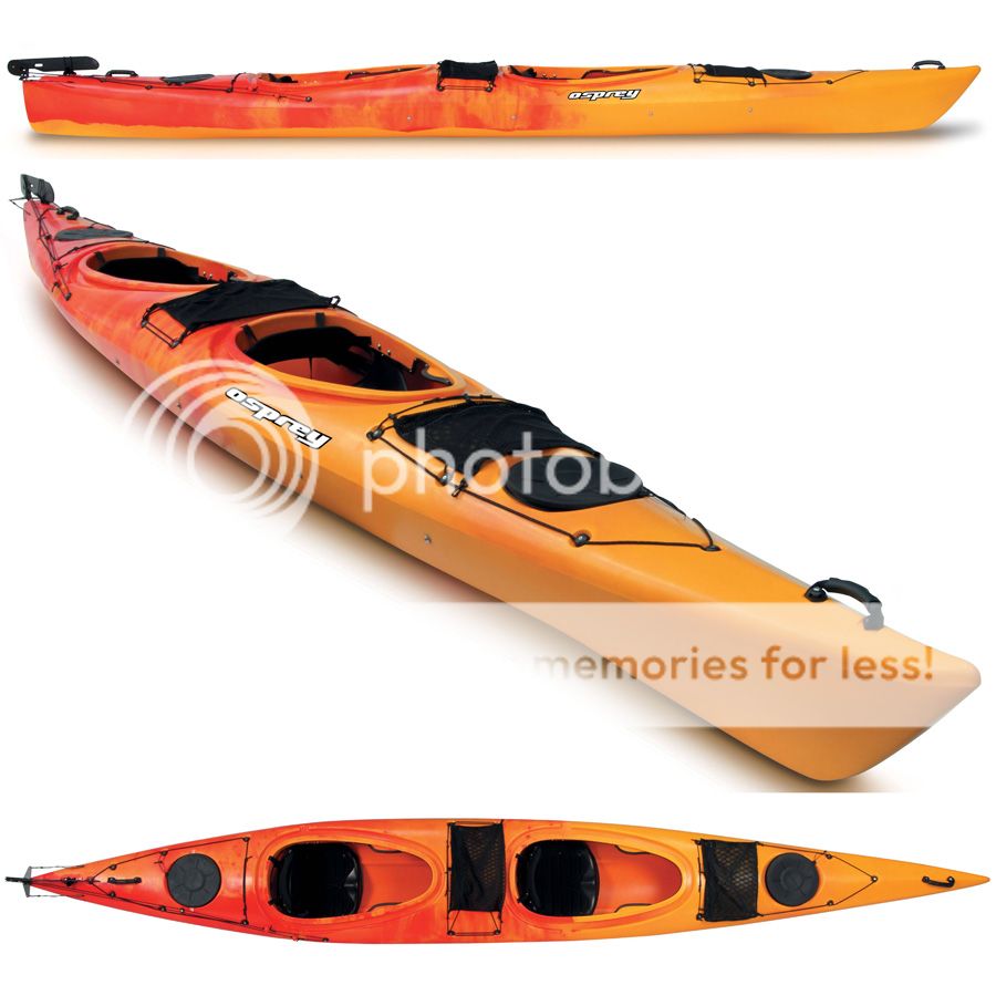 Osprey Duo Tandem Touring Ocean Kayak with Free Seats and Paddles eBay
