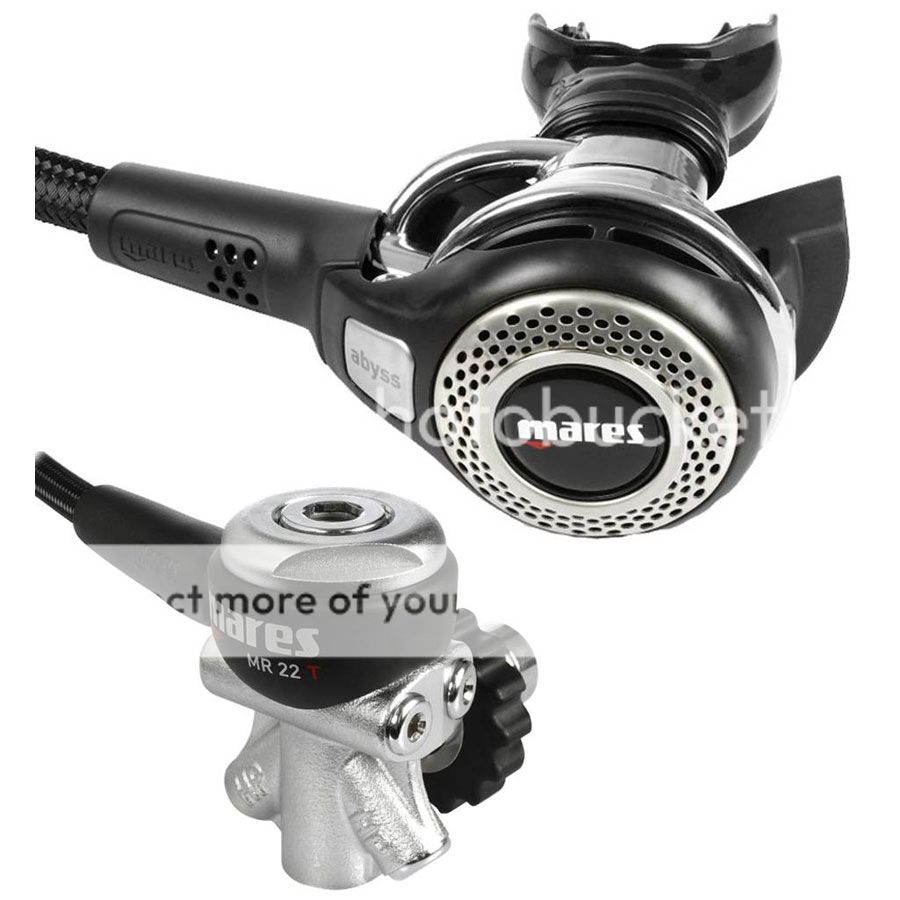 Mares ABYSS 22 Scuba Diving Regulator 1st Stage + 2nd Stage