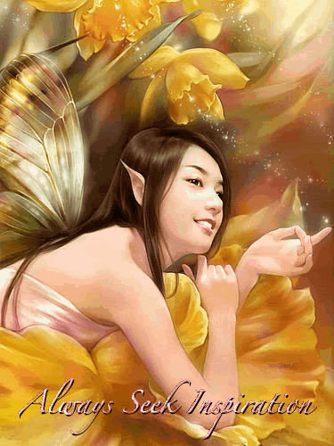 yellowfairy.gif Always seek inspiration image by z1artist