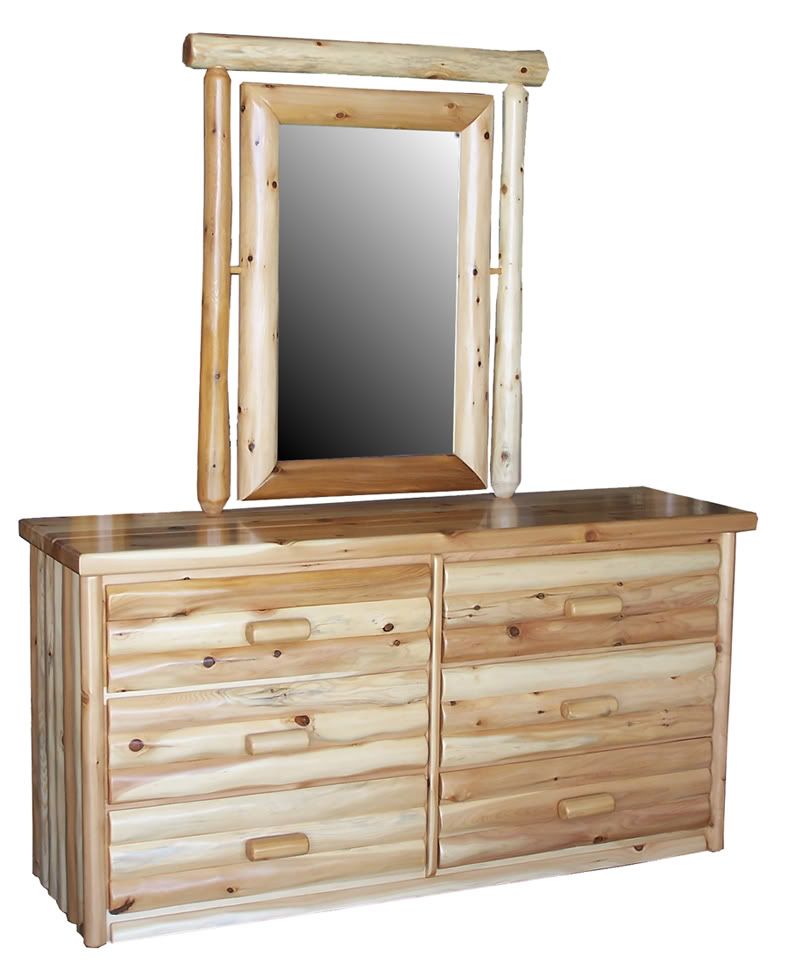 Amish Rustic Log Bed Cedar Bedroom Furniture Set Queen Cabin Cottage