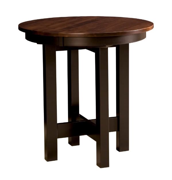 Amish Pub Table Chairs Set Bar Height High Dining Stools Modern Solid