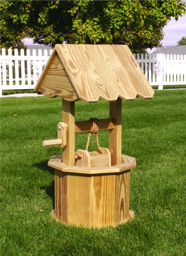 Amish Wooden Wishing Well Wedding Garden Decor Planter | eBay Amish Wooden Wishing Well Wedding Garden Decor Planter eBay